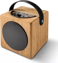 Kompiuterio kolonėlės Kidzaudio muzikos dėžutė vaikams - nešiojama kolonėlė vaikams su usb atmintine arba bluetooth atkūrimu, ausinių lizdu, garsumo ribotuvu, įrašymo ir miego funkcija