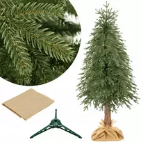 Dirbtinė eglutė Springos eglė Pe Premium ant kamieno 220cm sibirinė tanki su stovu