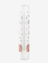 Det Gamle Apotek - Calendar Candle H25 X Dia 5 - Advento žvakė - Balta