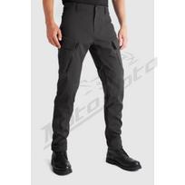 Vyriškos tekstilinės kelnės PANDO MOTO TRITON WP SLIM BLACK Waterproof