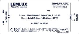 Pastovios įtampos LED maitinimo šaltinis, 60W, 12V, 5A, nereguliuojamas, itin plonas – 17,2 mm, matmenys 160x56x17,2