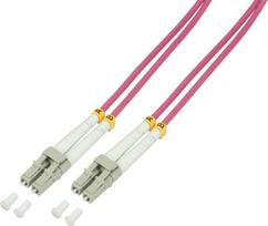 LogiLink Logilink - Patch- Cable - LC Multi- Mode (M) - LC Multi- Mode (M) - 5 m - glass fiber - 50/125 Micrometer - OM4 - halogen free (FP4LC05) | FP4LC05 | 4052792017328