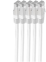 Shiverpeaks Kabel sieciowy RJ-45, Cat.6, S/FTP, biały, 0.5m, 5 szt. (BS75711-H0.5W-SET5) | BS75711-H0.5W-SET5 | 4017538081667