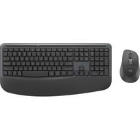 Logitech belaidis klaviatūros ir pelės rinkinys Signature Comfort Plus MK880 920-014032, Bluetooth, JAV išdėstymas, grafitas