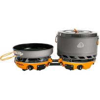 Jetboil Dujinė viryklė GENESIS Basecamp Cooking System 0850019774573, 3 kW, 2 degikliai, 5 l puodas, 10 colių keptuvė, propanas