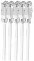 Shiverpeaks Kabelis sieciowy RJ-45, Cat.6, S/FTP, balta, 0.5m, 5 vnt. (BS75711-H0.5W-SET5)