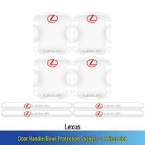 Lexus RS/NX/ES/IS Transparent Door Handle Protective Sticker Door Bowl (4 pieces)