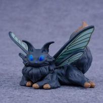 Kawaii Lėlė Drugelis Katė Šilkaverpis Moliukas Katės Statulėlė Surinkimo Žaislas Papuošalai Animacinis PVC Veiksmo Darbalaukio Rinkinys Stalo Dekoracija Figūrėlė C gray
