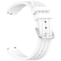 Dirželis Garmin CIRQA išmaniajai apyrankei Aukštos kokybės minkšto silikono vienspalvis laikrodžio dirželis Garmin CIRQA išmaniajai apyrankei For Garmin CIRQA white