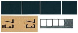 Hasegawa US Navy Escort Carrier Gambier Bay Wooden Deck Plastic Model Parts QG46 1/350 white