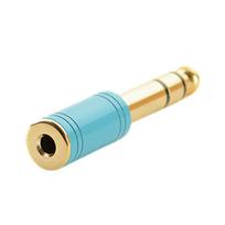 6.35mm Male to 3.5mm Female Headphone Audio Adapter Gold Plated Stereo Plug Jack Audio and Video Adapter Microphone
