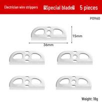 Multi-Function Electrician Wire Stripping & Crimping Pliers - Industrial Grade, Fast & Labor-Saving white