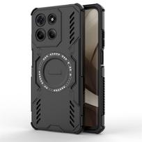 Dėl Motorola Moto G15 maitinimo dėklo Dėl Moto G15 maitinimo Anti-knock Magnetinis adsorbcijos belaidžio įkrovimo dangtelis Dėl Moto G15 maitinimo dėklo Motorola Moto G15 Power juoda