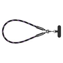 Phone Lanyard USB C Cable 240W USB C Fast Charging Type C Cord Cellphone Straps Crossbody Chain for Phone Tablet black