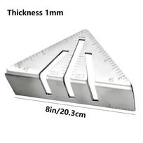 5/8/10Inch Miter Square 22.5/45/90 Degree Multi-Angle Metric Metric Square Layout Marking Tool For Woodworking & Metalworking