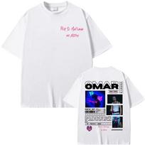 Omar Courtz Por Si Manana No Estoy Tour Graphic T-shirts Men Women Fashion Retro T Shirt T Shirt Streetwear M white