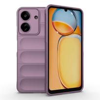 Shockproof Phone Case For Xiaomi Redmi 13C Case Bumper Anti-Slip Silicone Full Edge Back Cover For Redmi 13C Case For Redmi 13C Redmi 13C 4G violetinė