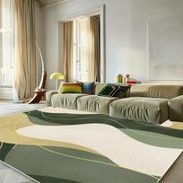 Modernus žalias minimalistinis kilimas svetainei 200x300 didelio ploto kilimai Dekoracija miegamajam minkšti elastingi lauko grindų kilimėliai plaunami 80*120cm
