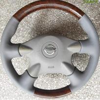 Individualizuotas „pasidaryk pats“ pilnos dangos vairo užvalkalas priedas Nissan navara d22 1999 2000 2001 Almera N16 X-Trail Samsung SM3 gray