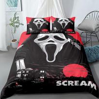 Scream siaubo nakties užvalkalų komplektas JAV King Queen Dvigulė Pilna Dvigulė Viengulė Dydžio Lovos Patalynės Komplektas 140cmx200cm black
