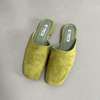 Fashion Luxury Flats Slippers Shoes For Women Mules Summer Spring Fashion Square Toe Ladies Flats Slippers Female Slides Sandals Shoes 37 gray