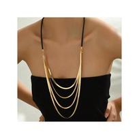 Fashion Multi-layer Snake Bone Necklace Fashion Creative Autumn and Winter High-end Texture Fashion Necklace Women's Necklace