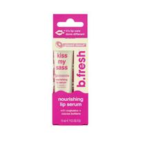 b.fresh maitinamasis lūpų serumas „Kiss My Sass Nourishing Lip Serum“, 15 ml