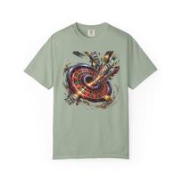 Casino Roulette Wheel with Money, T-Shirt 130 gray