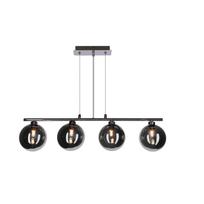 Pakabinamas šviestuvas Somul glass 12W graphite 4x20 W G9, chromo spalvos