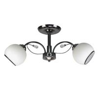 Lubinis šviestuvas GRAPHITE PEARL 2X40 LAMP E27, juodos ir baltos spalvos