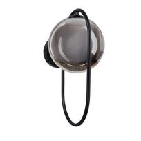 Sieninis šviestuvas Cordel ring, lampshade graphite 1x28 W G9, juodos spalvos