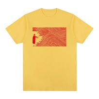 Radiohead Thom Yorke and WoVintage Printed T-Shirt, 100% Cotton Shirt with Rock Band, Graphic T Shirts  Harajuku S orange