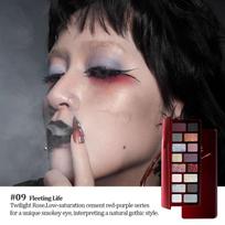 cheeryep Qianyan Eyeshadow Palette,Multi-Finish  Anti-Fallout Formula,Silky Application,Neutral Base Tones,Professional-Grade