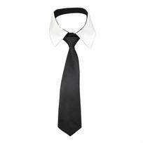 Elegant False Collar Multi-Layer Design Detachable Shirt Collar Necktie Front Ruffled Style Detachable Collar black