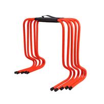 Compact Multi-Sport Training Hurdles for Football, Basketball, and Fitness With Handle oranžinė