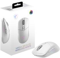 MSI VERSA 300 ELITE WHITE W Wireless Gaming Lightweight MS0758 Mouse, (65g), Wired/Wireless, Ambidextrous balta