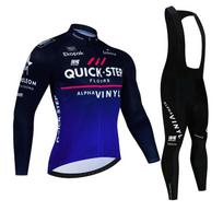 Winter Thermal Fleece Cycling Jersey Set Men Road Mountain Bike Riding L