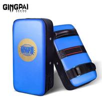 Heavy Duty Kick Shield Muay Thai Taekwondo Sanda Boxing Training PU Padded Target Stand Style 10cm Thick Kick Pad - Blue 1pc black