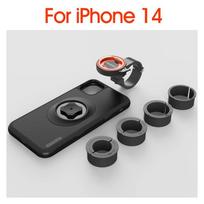 Bike / Motorcycle Phone Holder with Shockproof Case for iPhone 17/16/15/14/13/12/11 Pro Max Mountain Bike Moto Handlebar Mount 5 Mount Kit For 14 black