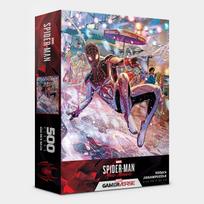 500 dalių dėlionė - Žmogus-voras Miles Morales gray