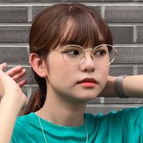 SBKA Graph-C03 Gold Rim Glasses Frame (Blue Light Blocking) black