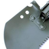 Camping Shovel Double Handle Compact Portable Green Multifunctional Shovel For Hiking Driving Hunting