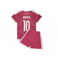 Vaikų futbolo marškinėlių komplektas - Messi C Ronaldo Haaland Mbappe Treniruočių ir rungtynių uniformos Size 26 white