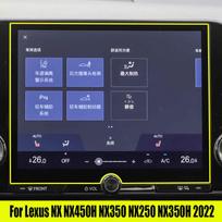 For Lexus NX NX450H NX350 NX250 NX350H 2022 Car GPS Navigation Tempered Glass Screen Protective Film Auto Interior 9.8 inch