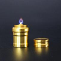 Ilgos metalinės alkoholio lempos sandarios sandarios, nesandarios nešiojamos rankinės dezinfekcijos eksperimentas su Wick UCO lempos priedais 10ml brown
