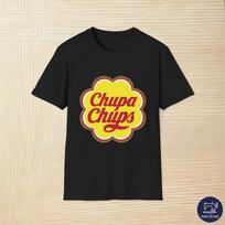 Chupa Chups Logo Unisex T-Shirt XL yellow