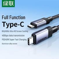 UGREEN L705 USB4 240W 40Gbps Data Cable white