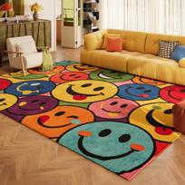 Dopamino spalvos svetainės dekoracija Minkštas kilimas Didelio ploto poilsio zonos grindų kilimėlis Skalbiami kilimai miegamajam Neslystantis prieškambario kilimėlis 100x160cm