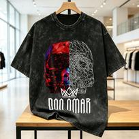 Rapper Don Omar Tour 2026 T-Shirt  Hip Hop T Shirts Short Sleeves Streetwear Tops Summer Cotton O Neck Plus Size Clothing M black