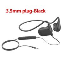 Open Ear Wired Headphones Air Conduction Gaming Headset 3.5mm Type-c USB Plug Stereo Earphones for Computer Laptop Mobile Phone 4 Black-3.5mm